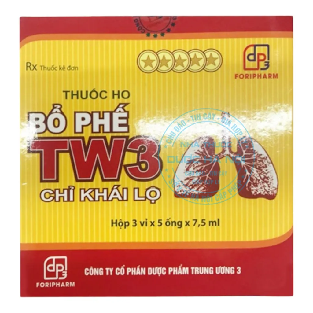 Thuốc Bổ phế TW3
