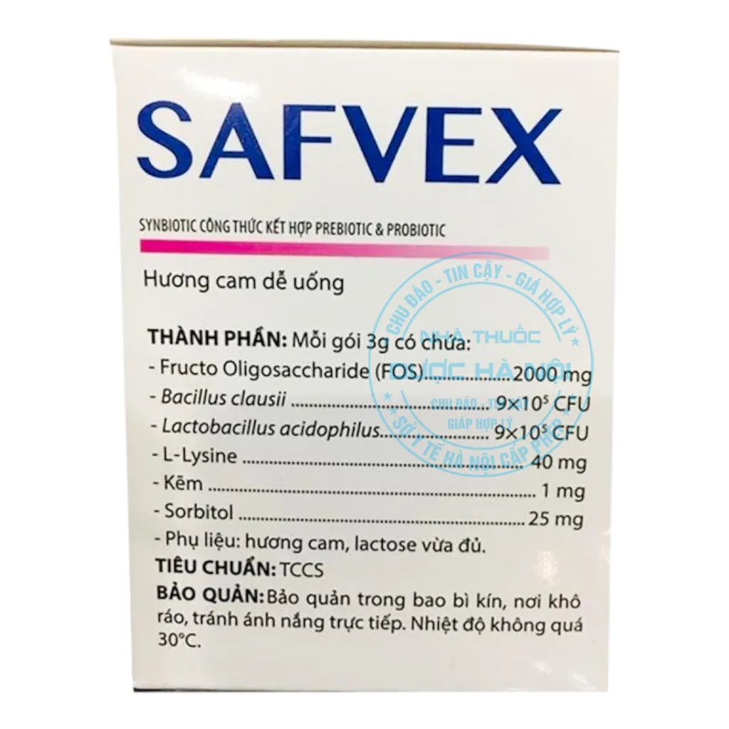 Bột pha uống Safvex