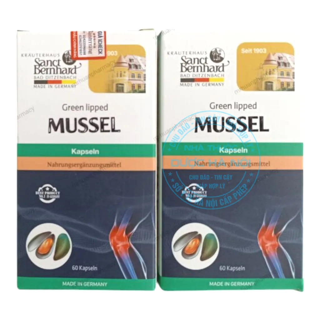 Viên uống Green Lipped Mussel Sanct Bernhard