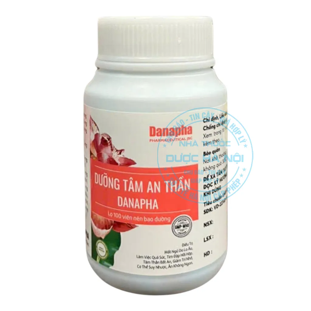 Dưỡng tâm an thần Danapha