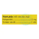 Thuốc Haloperidol 1.5mg Danapha
