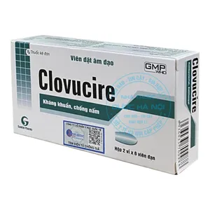 Thuốc đặt Clovucire điều trị các bệnh viêm nhiễm âm đạo