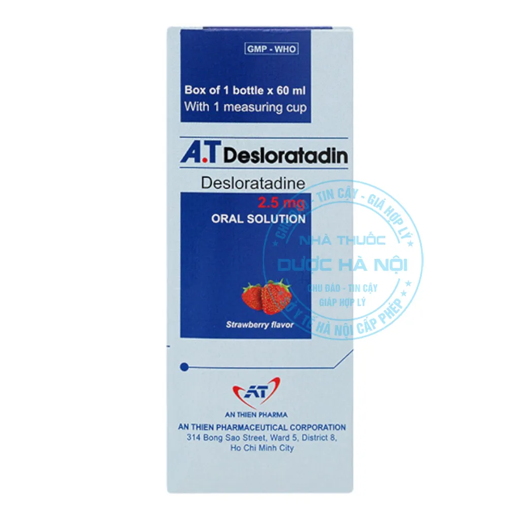 Dung dịch uống A.T Desloratadin