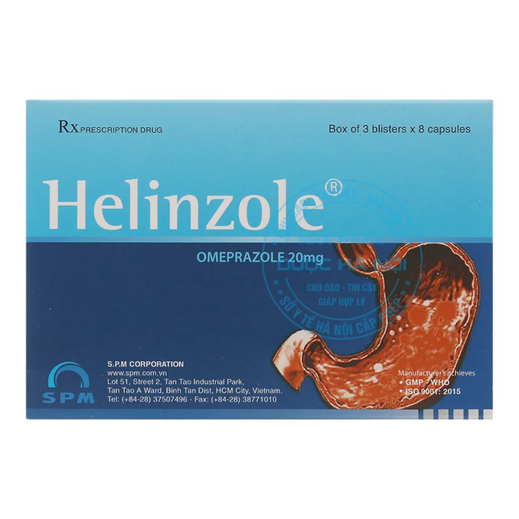 Thuốc Helinzole 20mg