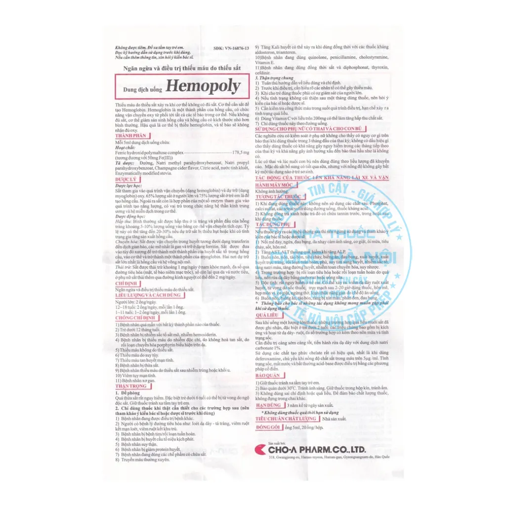 Thuốc Hemopoly