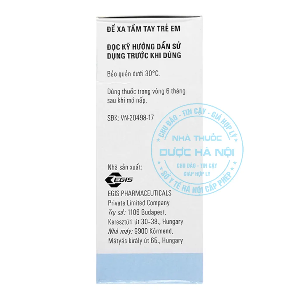 Thuốc Erolin 1mg/ml