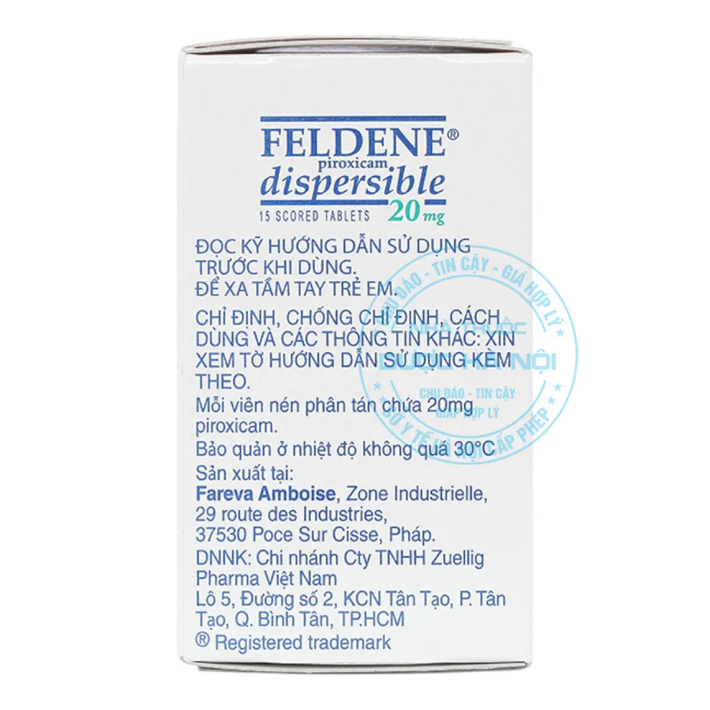 Thuốc Feldene 20mg