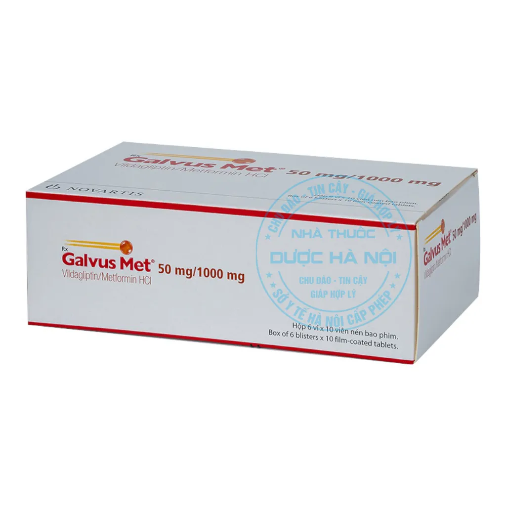 Thuốc Galvus Met 50mg/1000mg