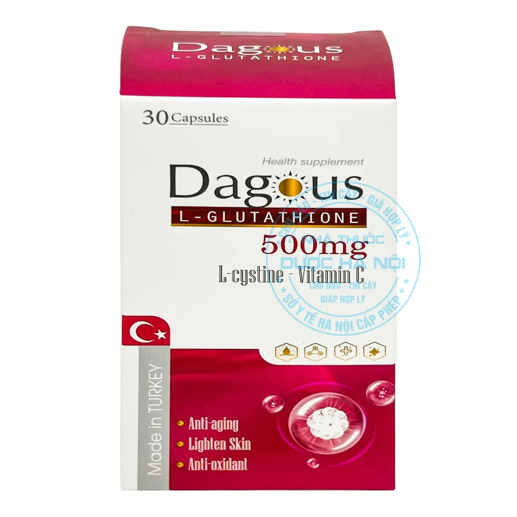 Viên uống Dagous L-glutathione 500mg