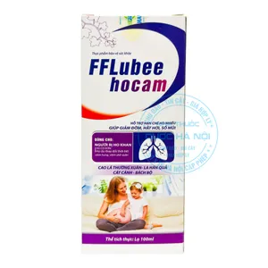 Siro FFlubee hocam hỗ trợ giảm các triệu chứng ho do lạnh, ho do dị ứng thời tiết, ho gió