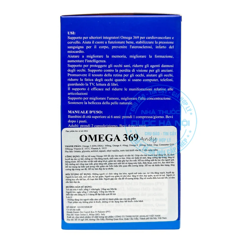 Viên uống Omega 369 Andy