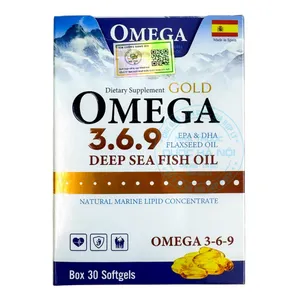 Viên uống GOLD OMEGA 3.6.9 hỗ trợ cải thiện thị lực, não bộ, giúp tăng cường trí nhớ