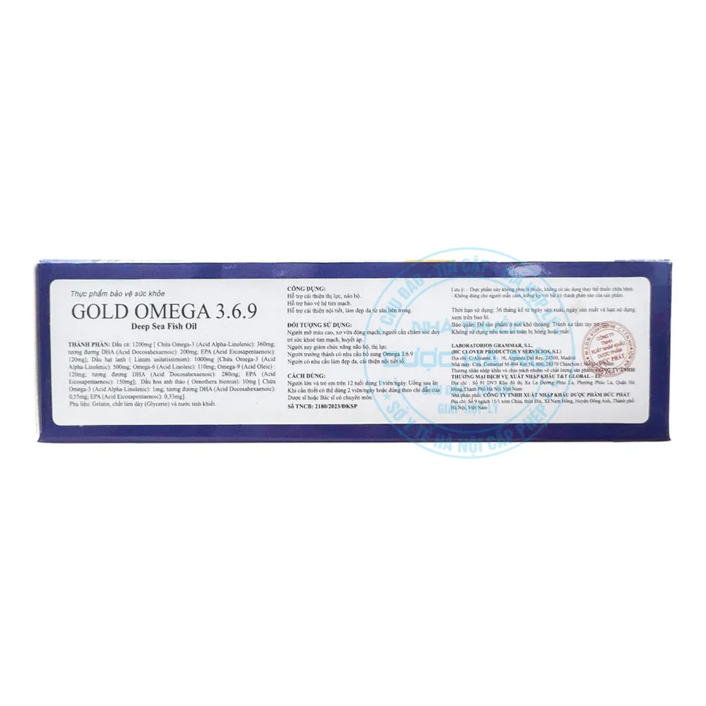 Viên uống GOLD OMEGA 3.6.9