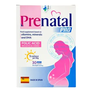 Viên uống PRENATAL PRO bổ sung vitamin, khoáng chất, DHA