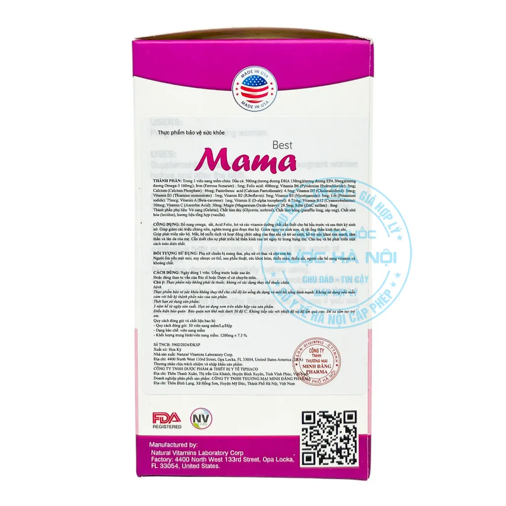 Viên uống Mama Triple strength