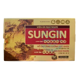 Viên Ăn Ngủ Ngon Sungin cải thiện tình trạng sức khỏe và giấc ngủ của bạ