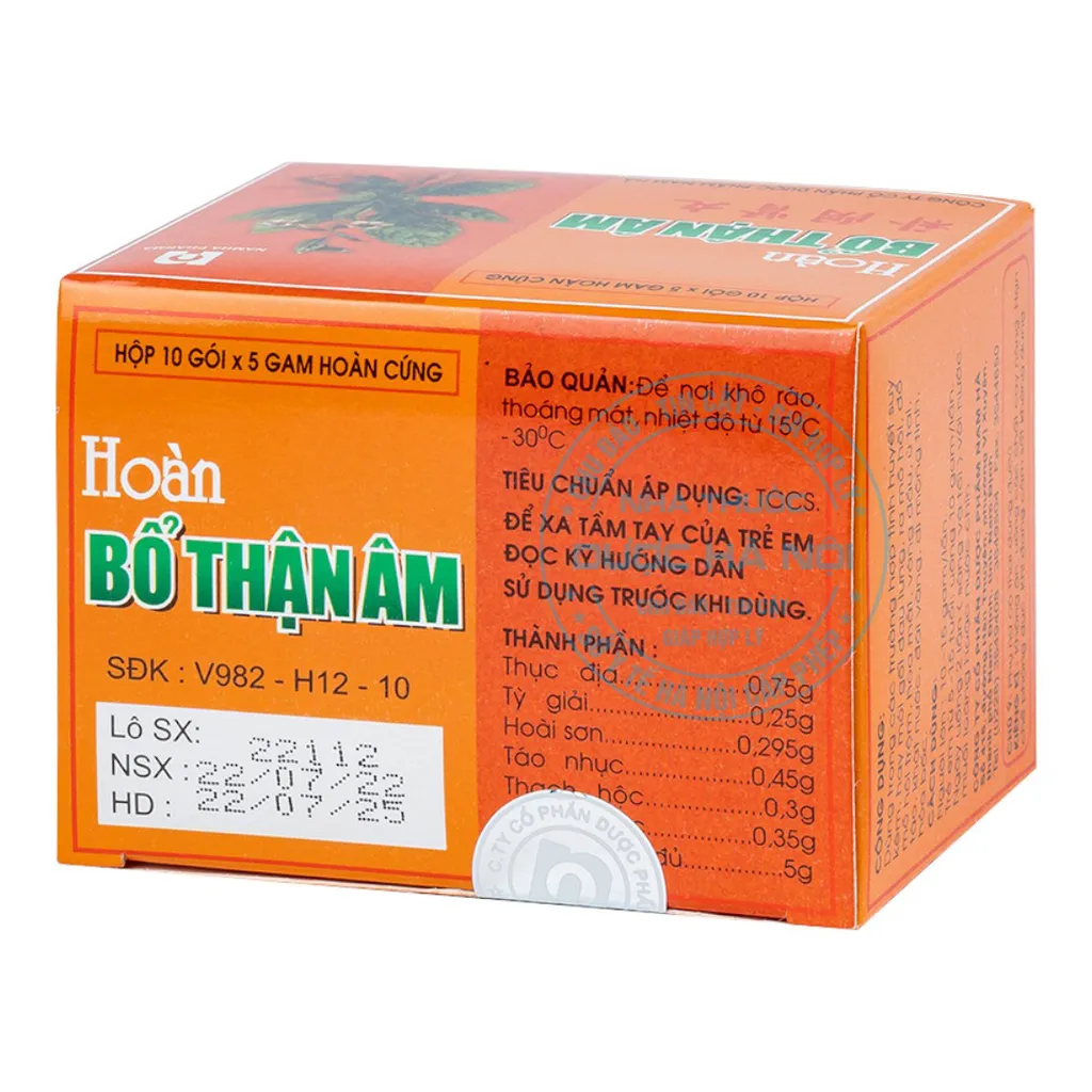 Thuốc Hoàn Bổ Thận Âm Nam Hà