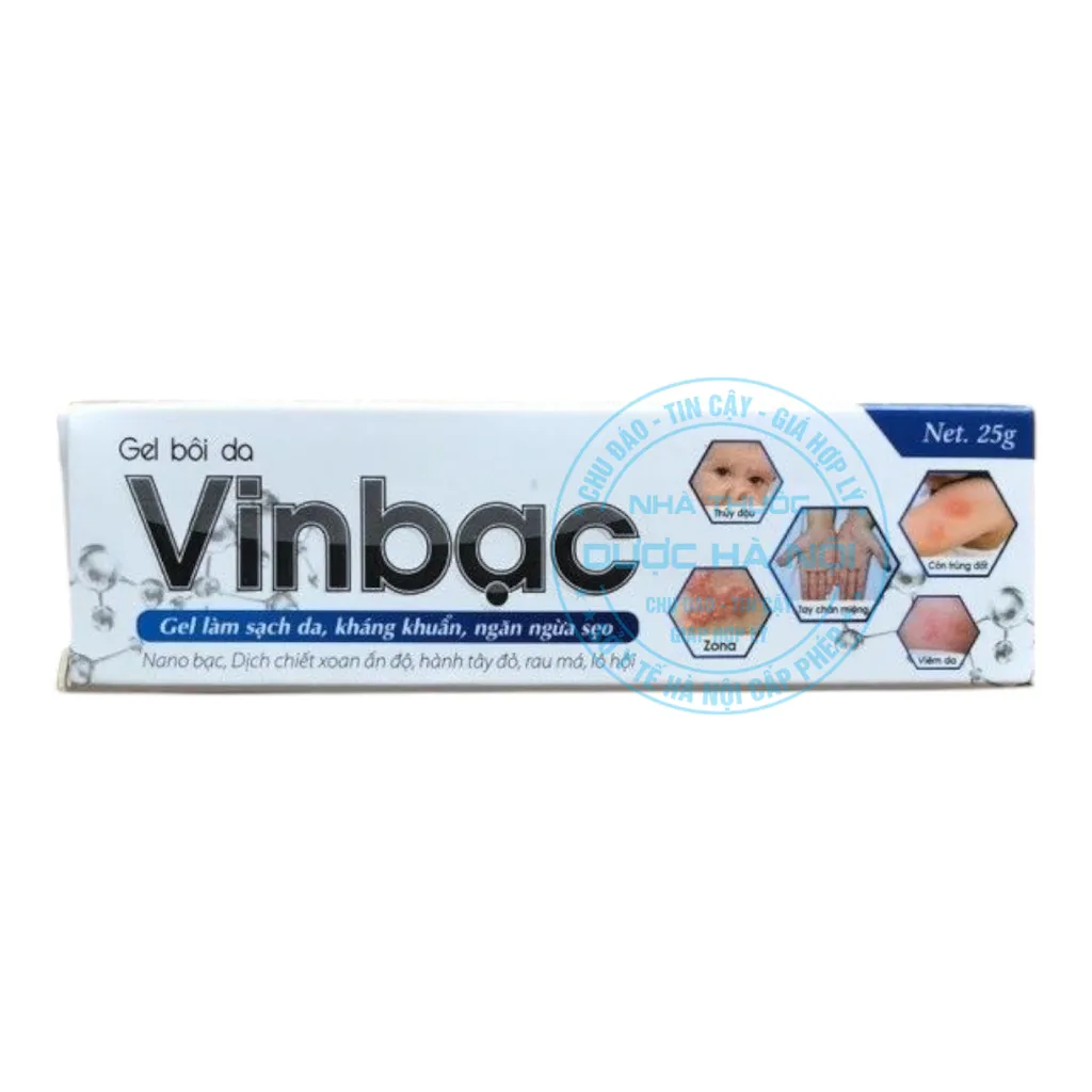 Gel Vinbạc tuýp 25g