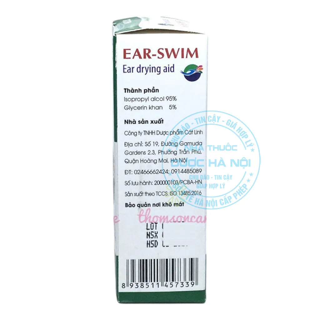 Dung dịch làm khô tai Ear-swim