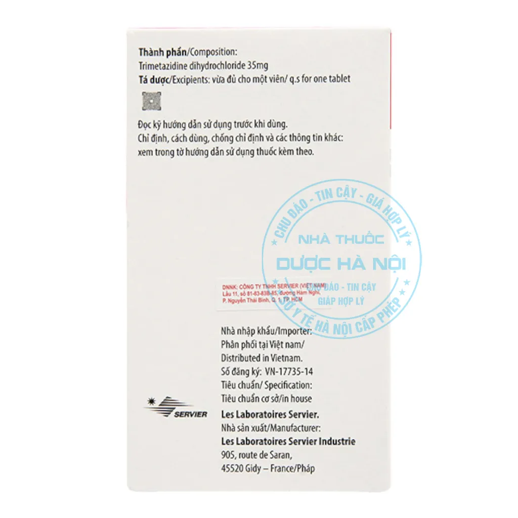 Thuốc Vastarel MR 35mg