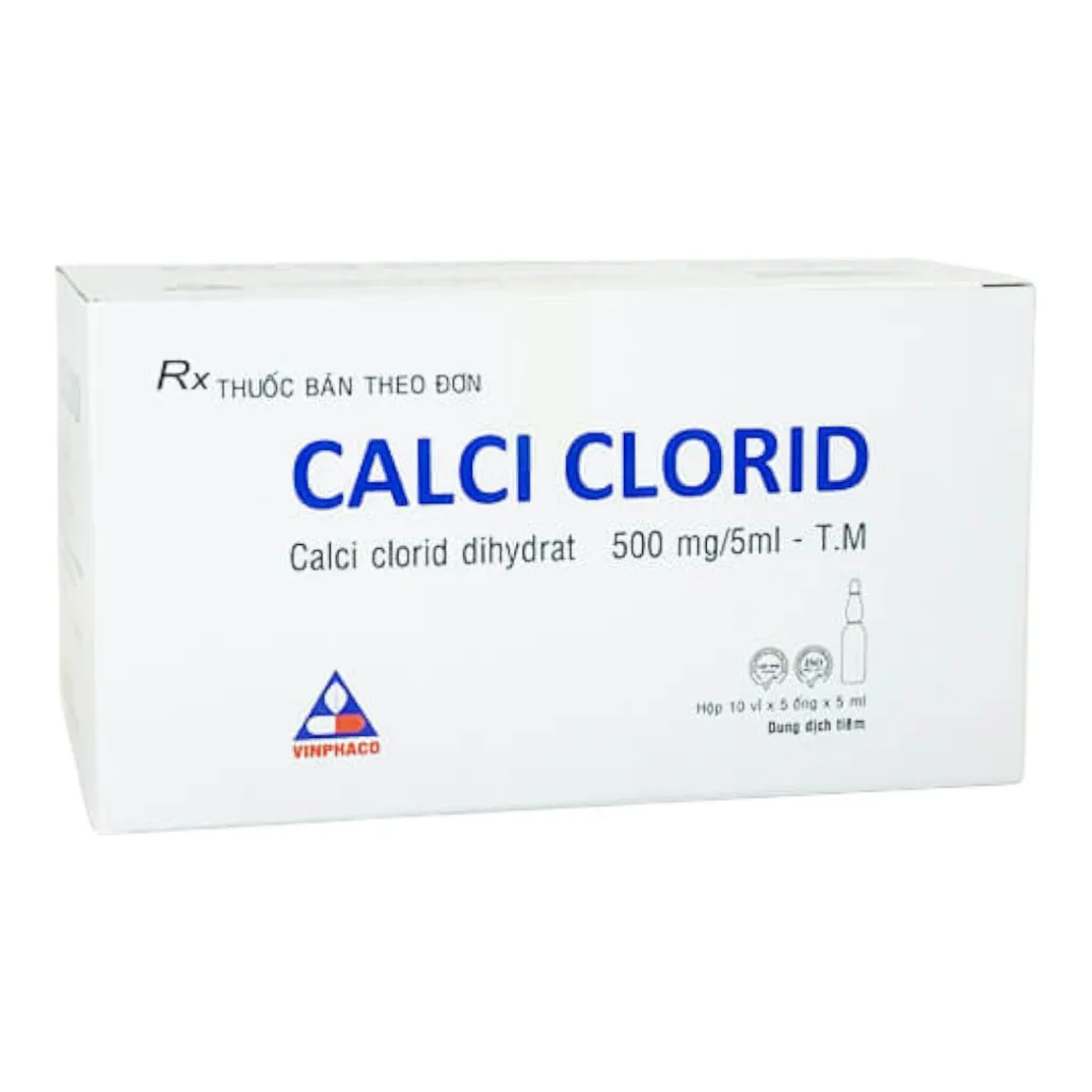 Thuốc tiêm Calci Clorid 10%
