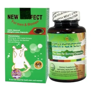 Viên uống New Perfect phương pháp giảm cân an toàn và hiệu quả (1 Hộp x 60 viên)
