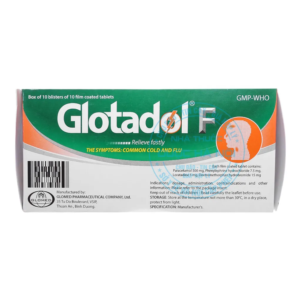 Thuốc Glotadol F
