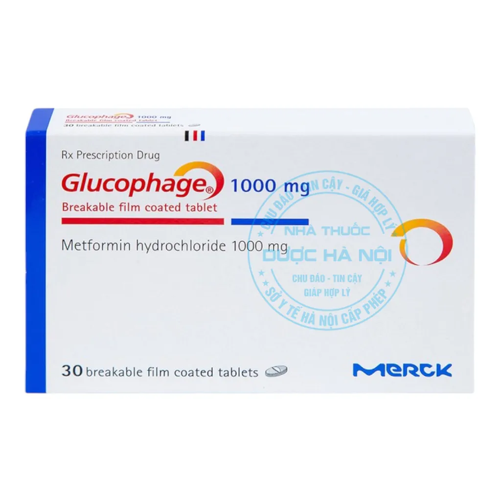 Thuốc Glucophage 1000mg