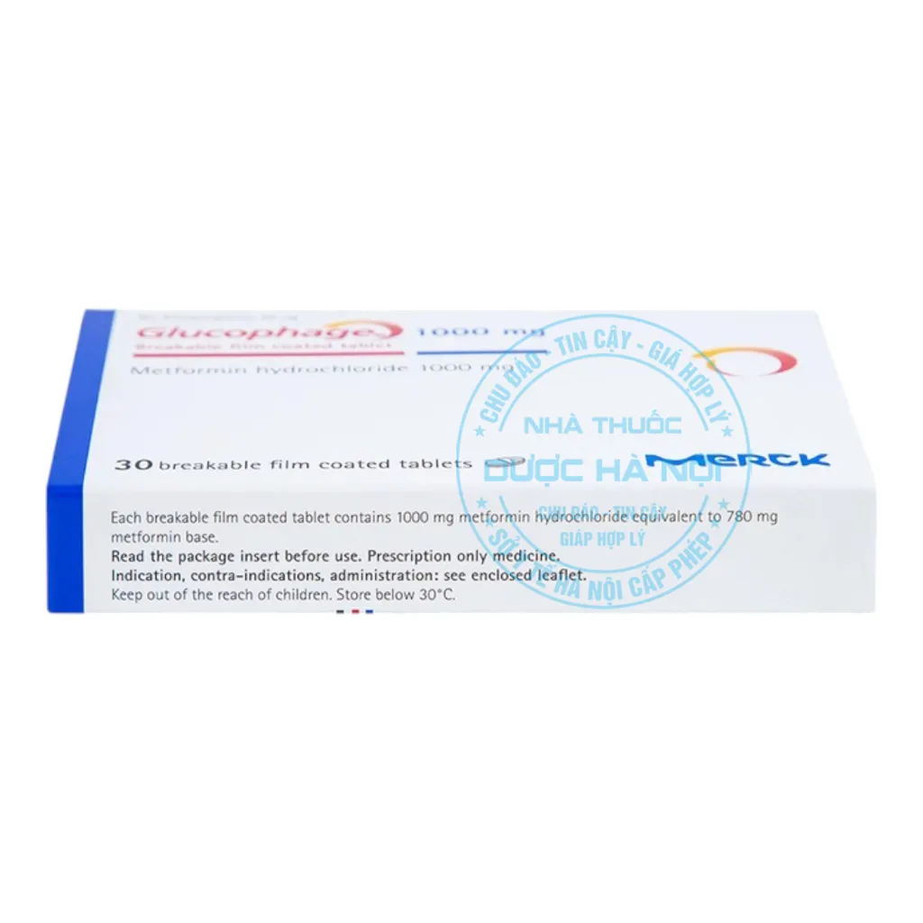 Thuốc Glucophage 1000mg