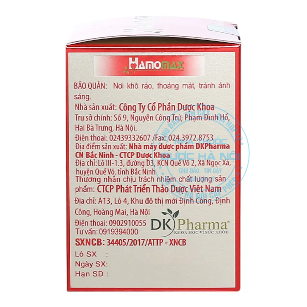 Viên uống Hamomax