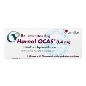 Thuốc Harnal Ocas 0.4mg điều trị các triệu chứng rối loạn tiểu tiện