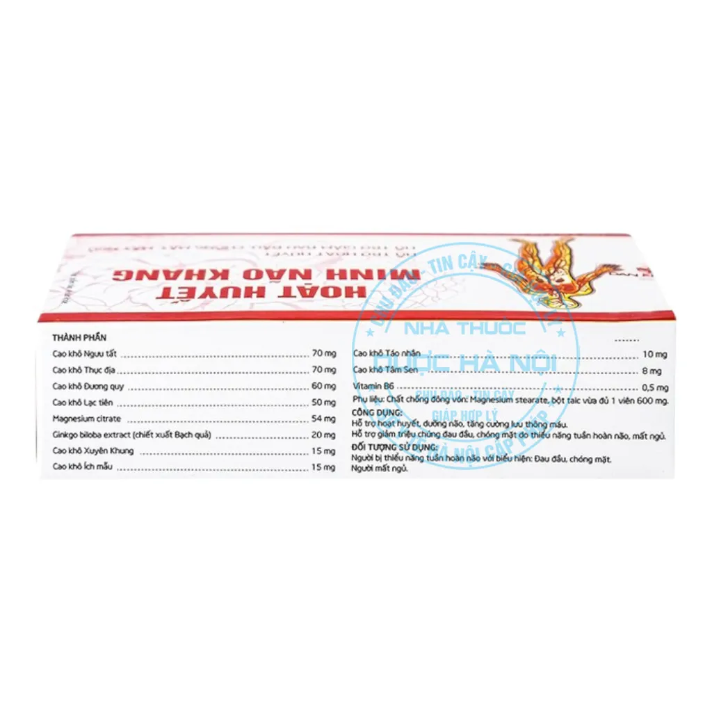 Viên uống Hoạt Huyết Minh Não Khang