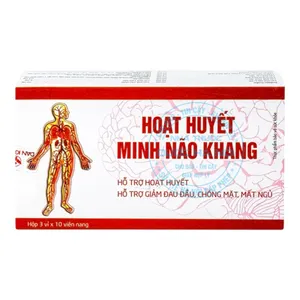 Viên uống Hoạt Huyết Minh Não Khang hỗ trợ hoạt huyết, giúp cải thiện lưu thông máu lên não