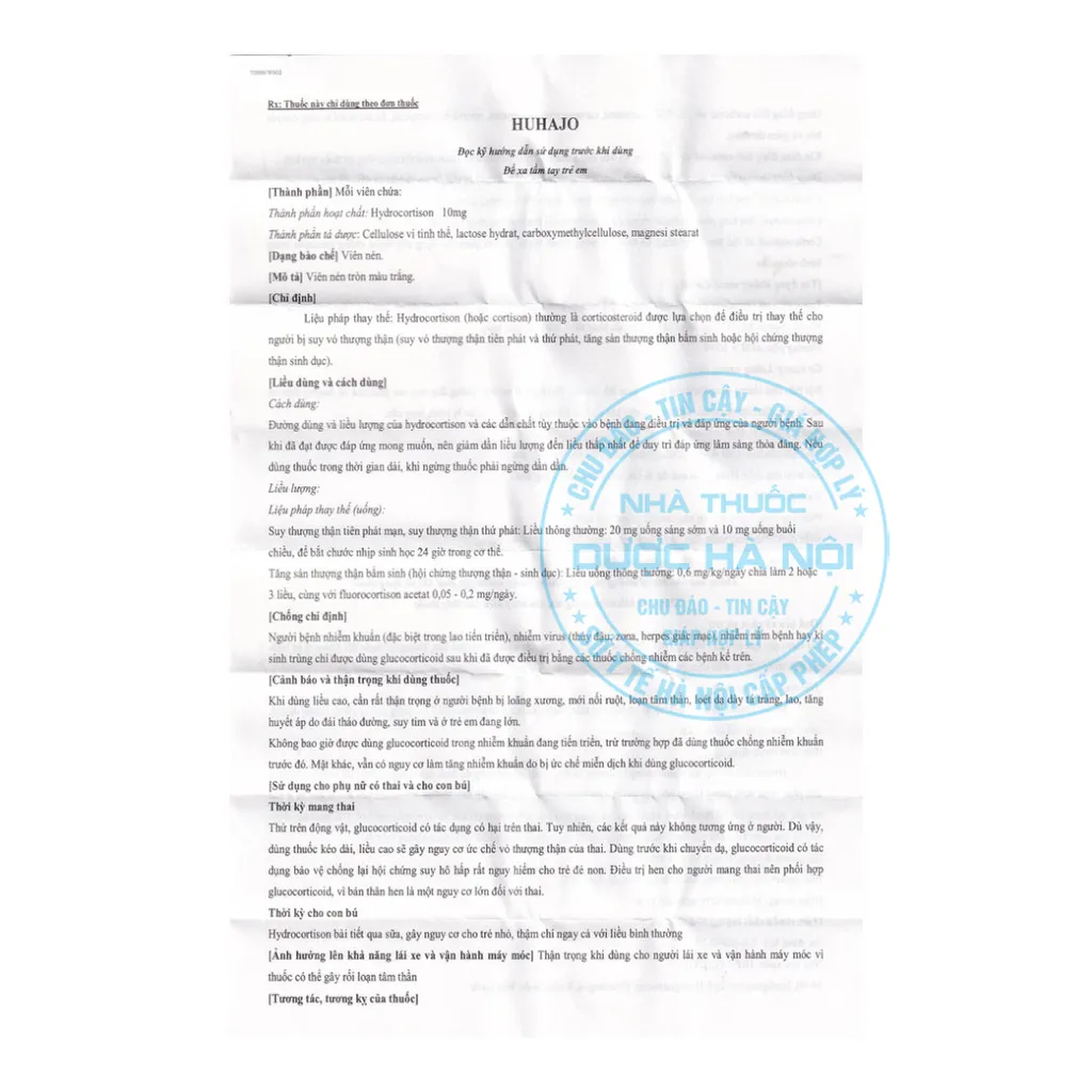 Thuốc Huhajo Tab 10mg