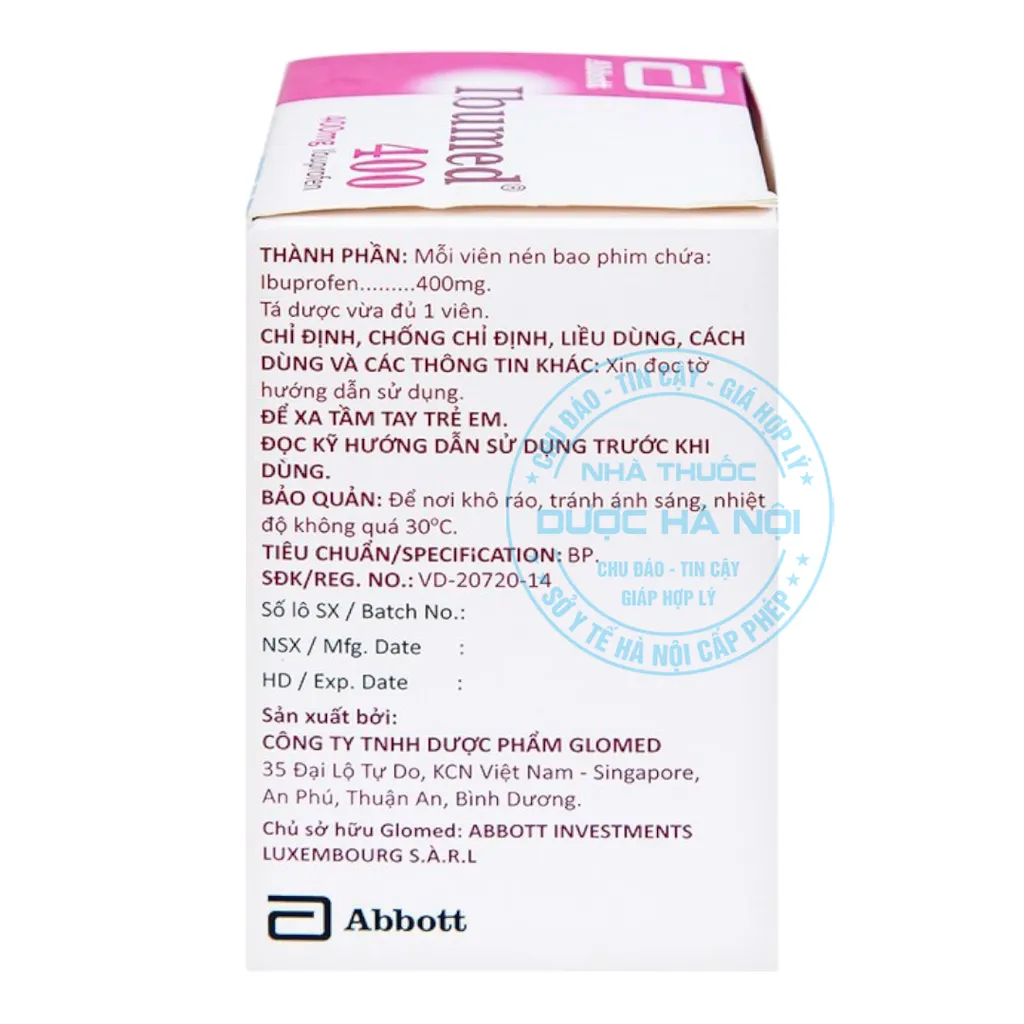 Thuốc Ibumed 400