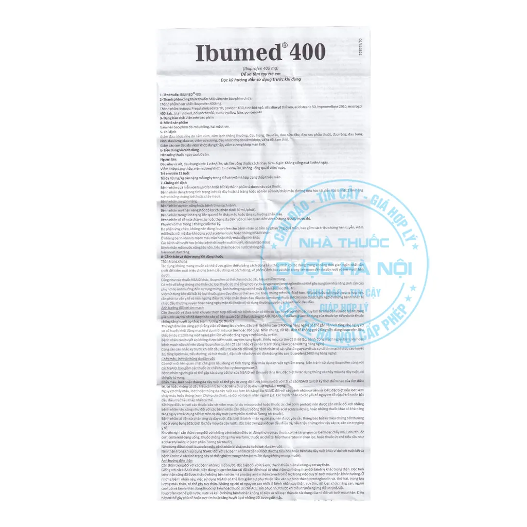 Thuốc Ibumed 400