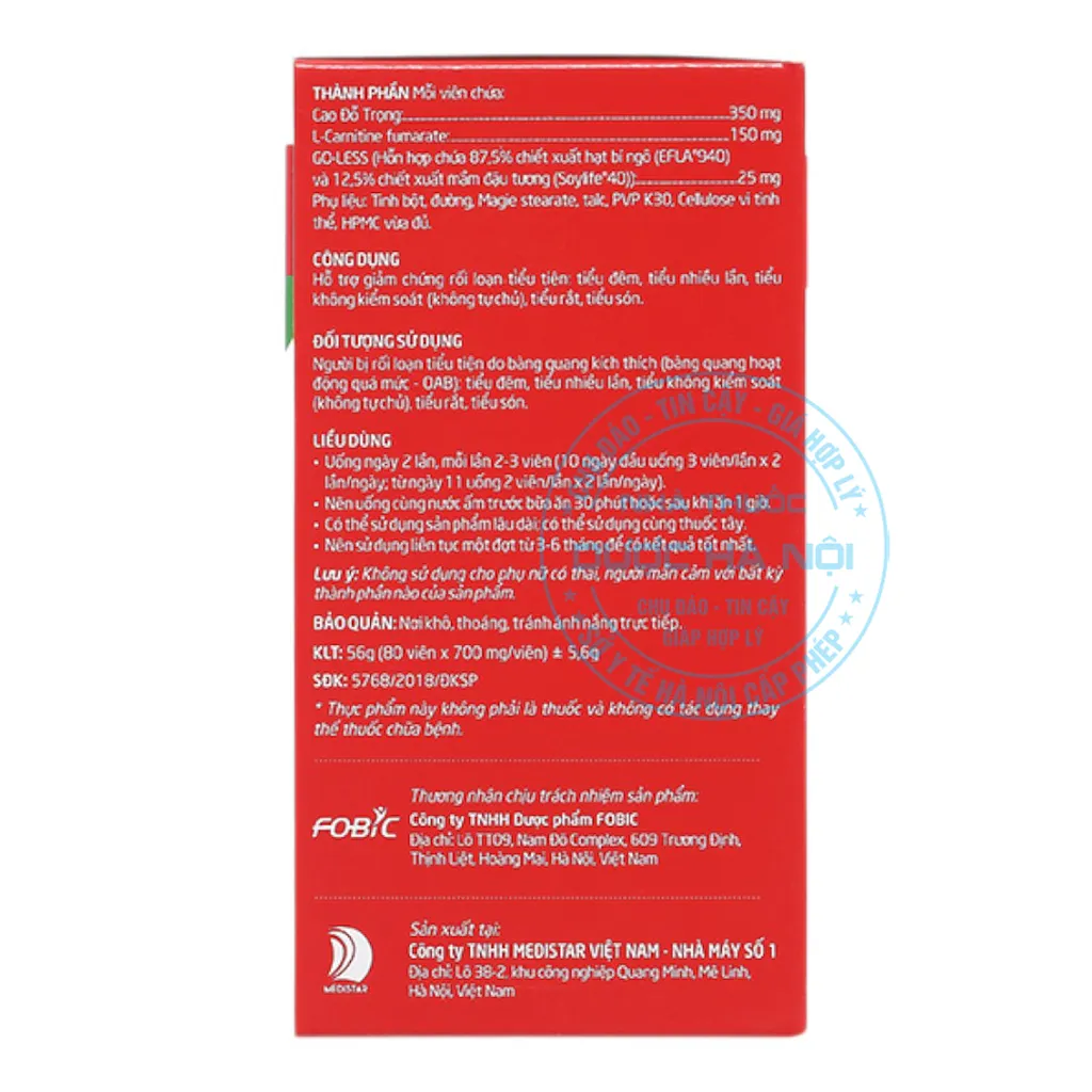 Viên uống Ích Niệu Khang