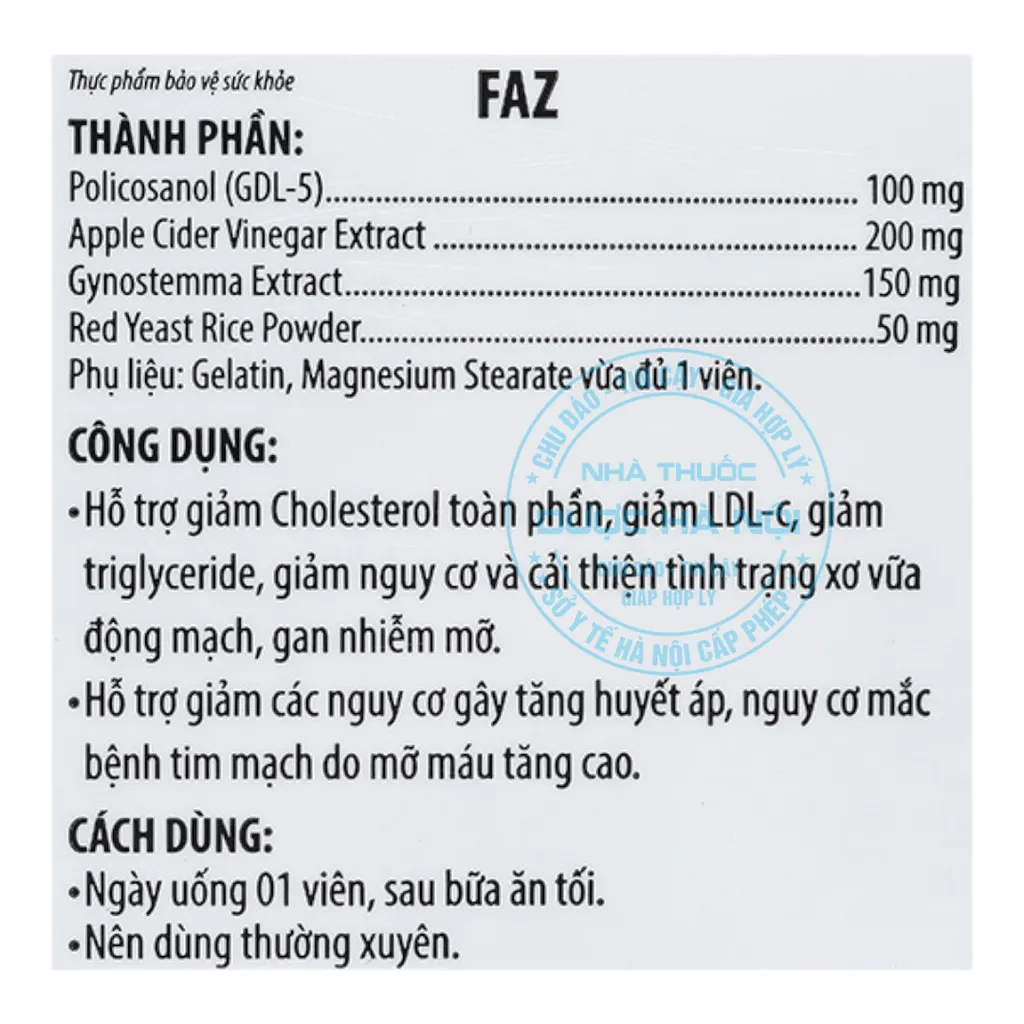 Viên uống FAZ