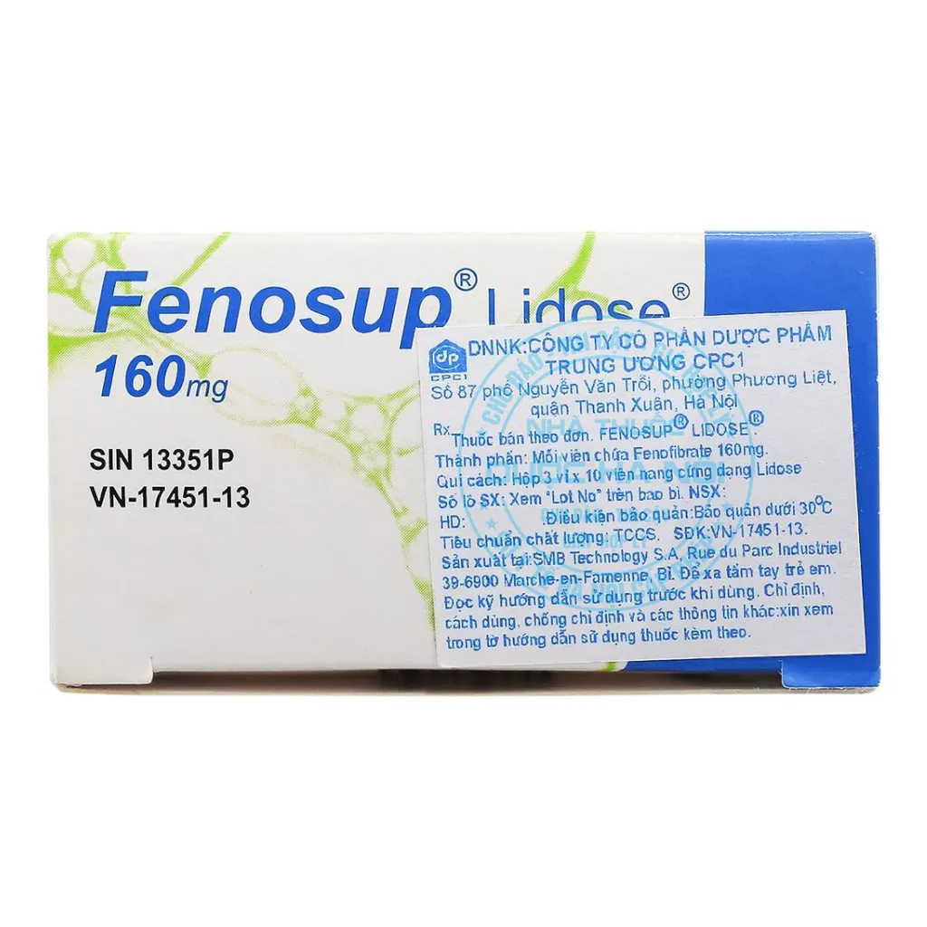 Thuốc Fenosup Lidose 160mg
