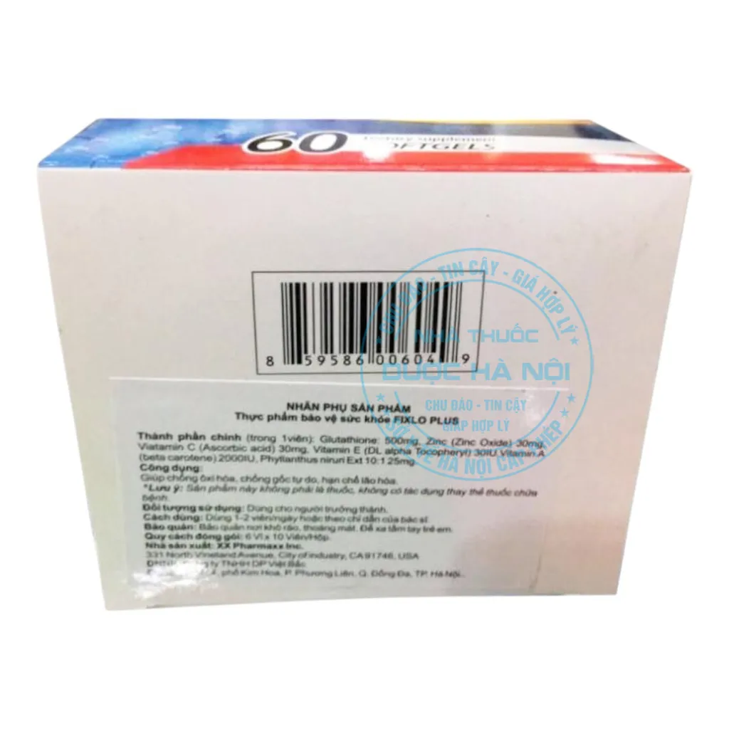 Viên uống Fixlo Plus