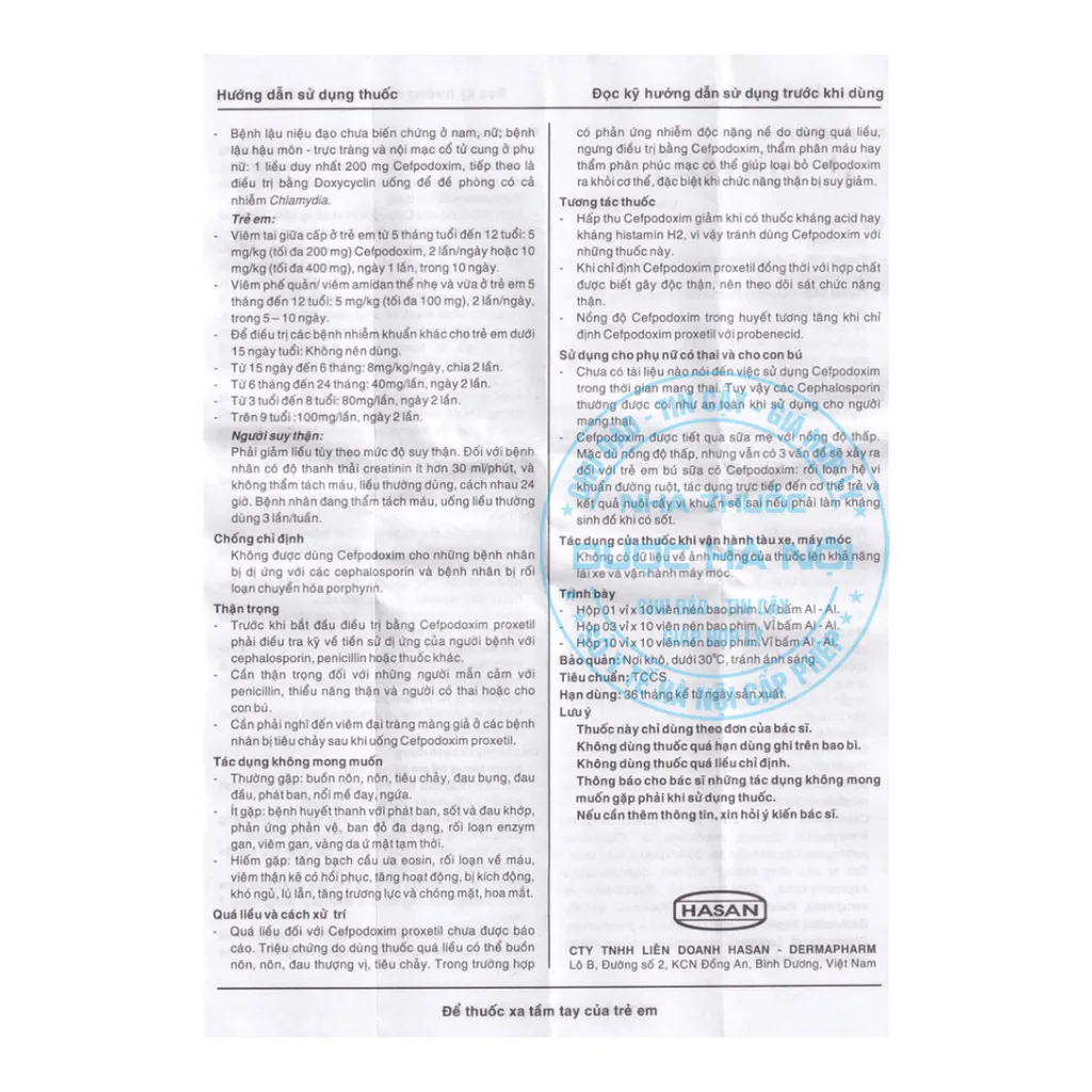 Thuốc Fixnat 100mg