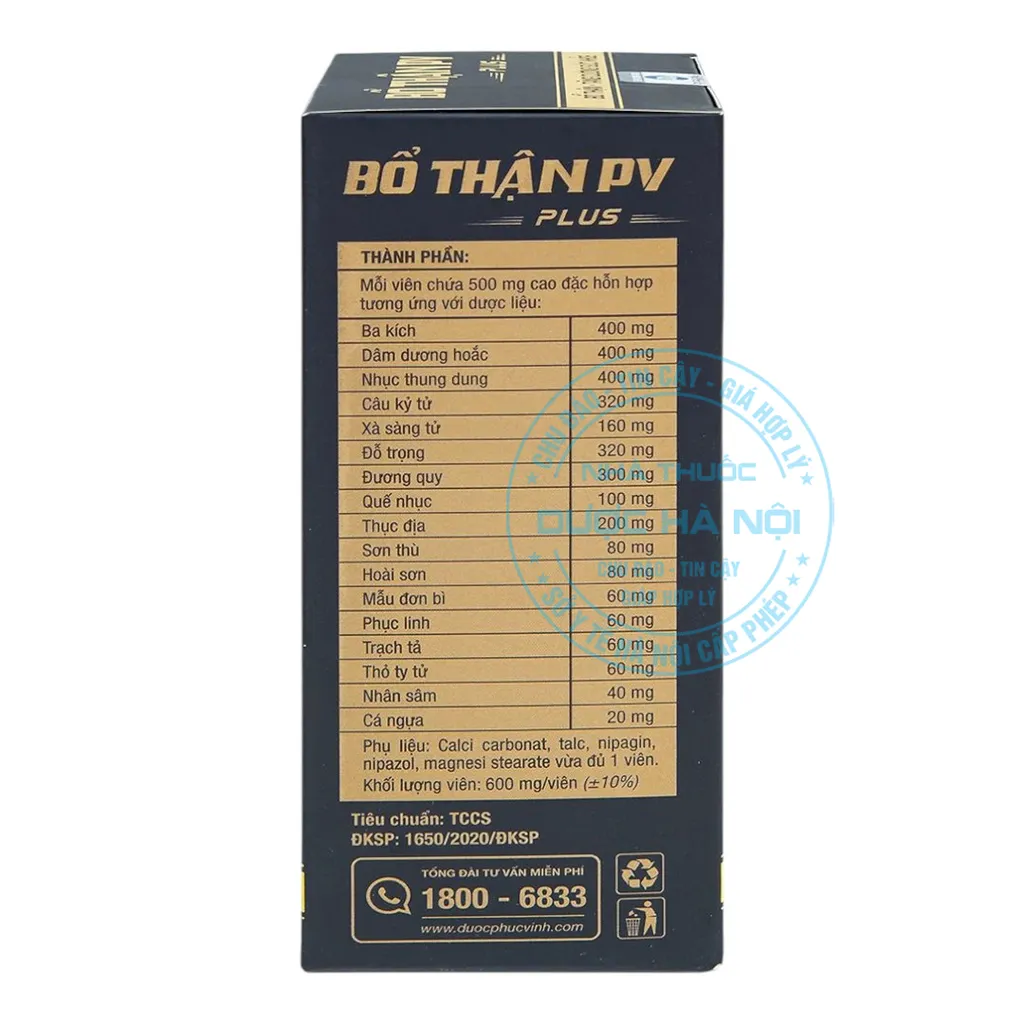 Viên uống Bổ Thận PV Plus