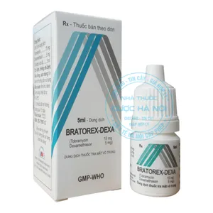 Thuốc nhỏ mắt Bratodex-Dexa điều trị kết hợp viêm nhiễm mắt (1 Lọ x 5ml)