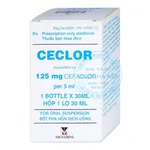Bột pha hỗn dịch uống Ceclor 125mg