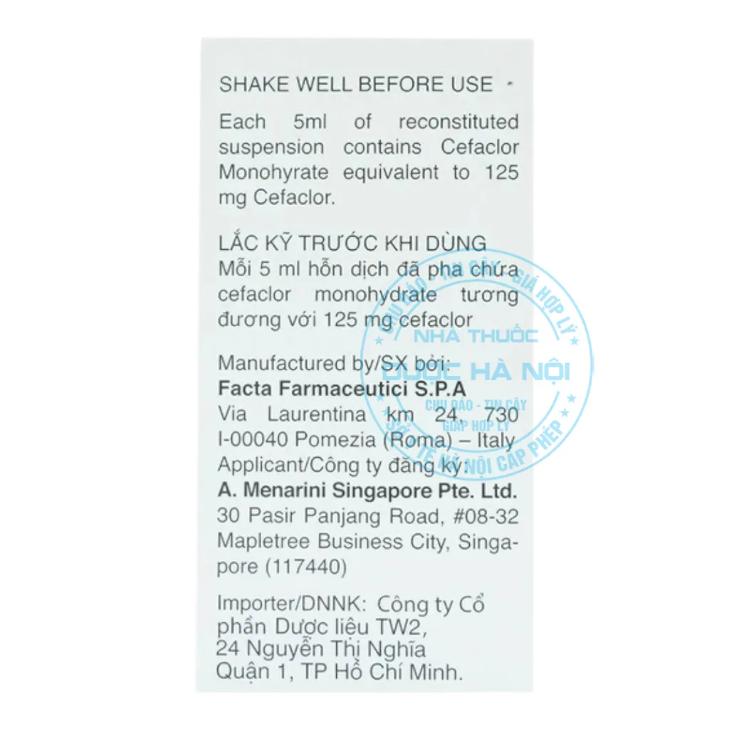 Thuốc Ceclor 125mg