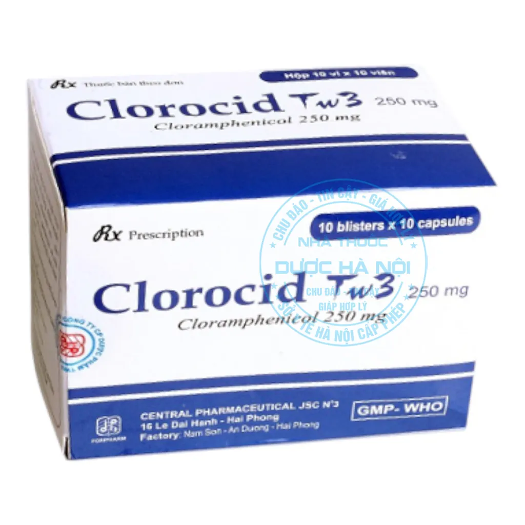 Thuốc Clorocid TW3 250mg