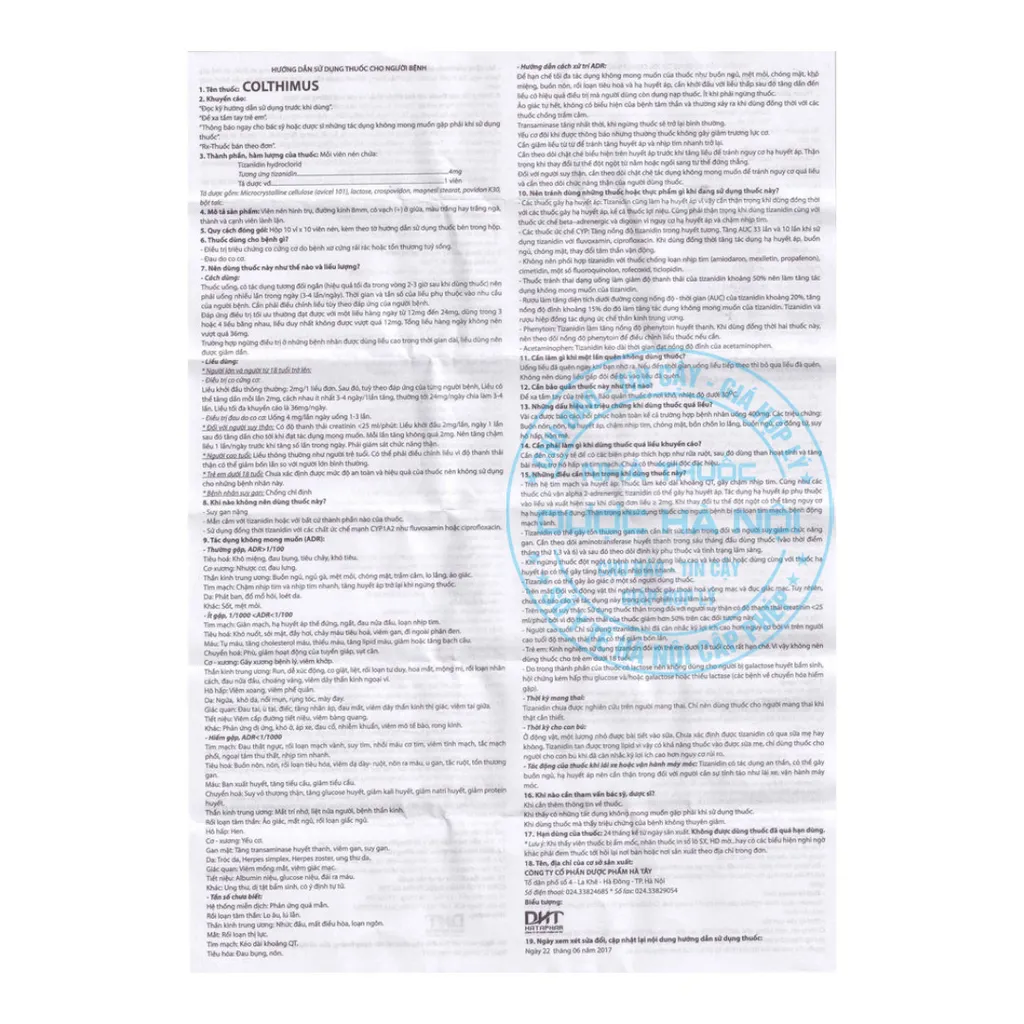 Thuốc Colthimus 4mg