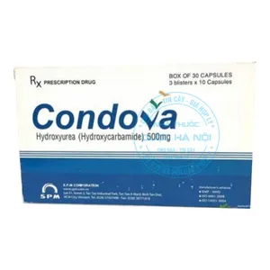 Thuốc Condova 500mg điều trị ung thư và các bệnh lý máu hiệu quả (1 Hộp x30 viên)