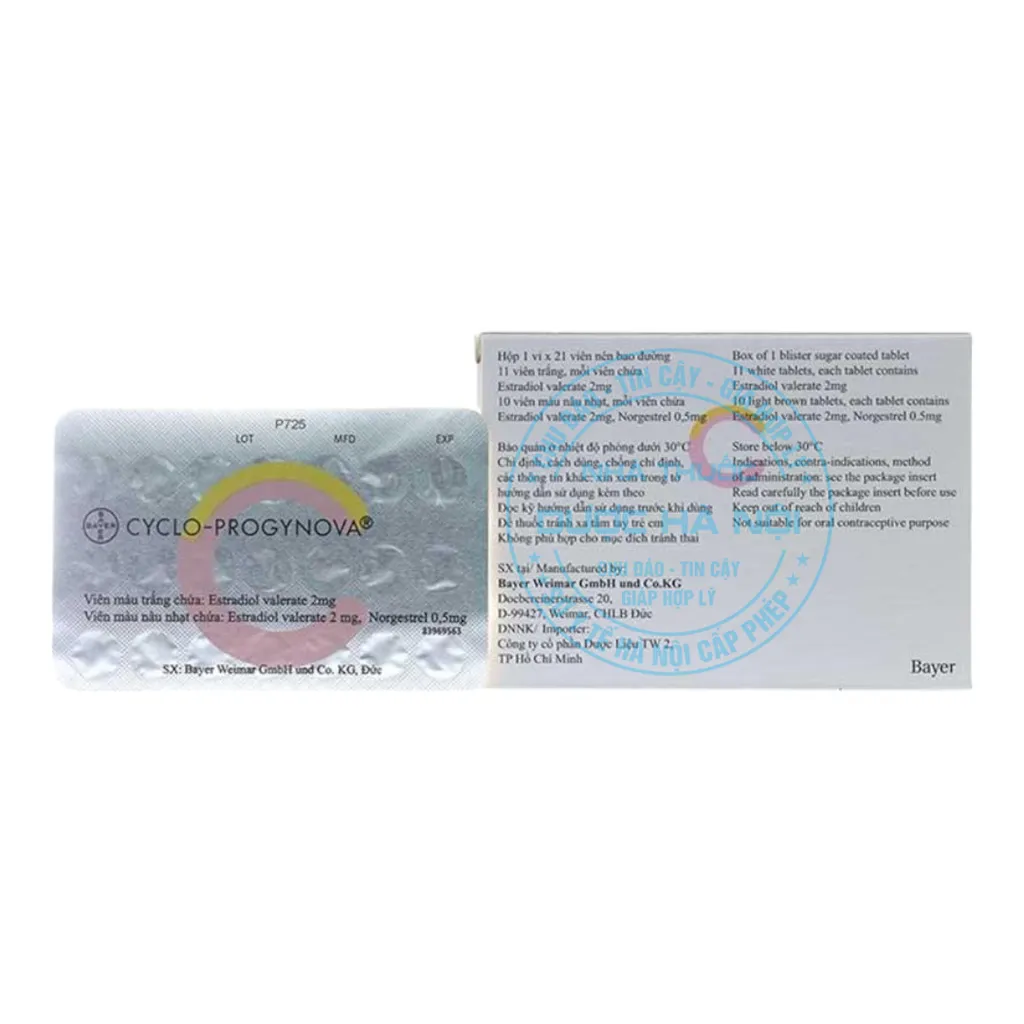 Thuốc Cyclo-Progynova
