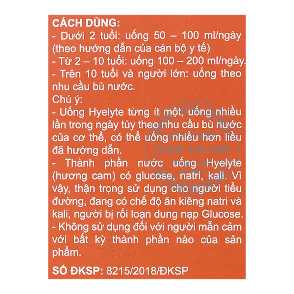 Nước uống Hyelyte